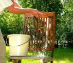 Ošetrovacia a udržiavacia sada na teakové drevo - CLOU Teakholz Pflegeset – Obrázok 4